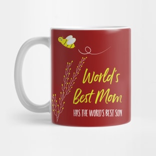 Mothers Day Worlds' Best Mom from Son Mug